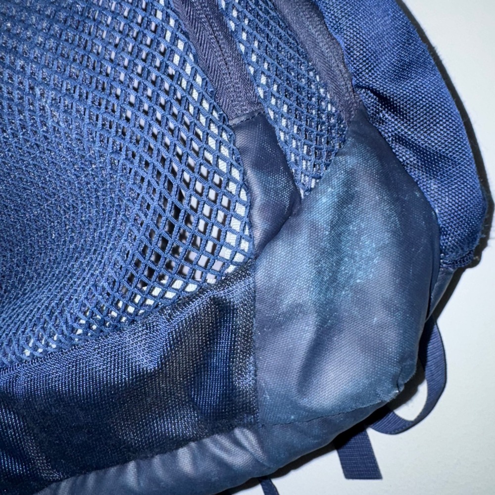 Nike Vapor Power Max Air Backpack Navy Blue Mesh Athletic Gym School Bag - Picture 5 of 11